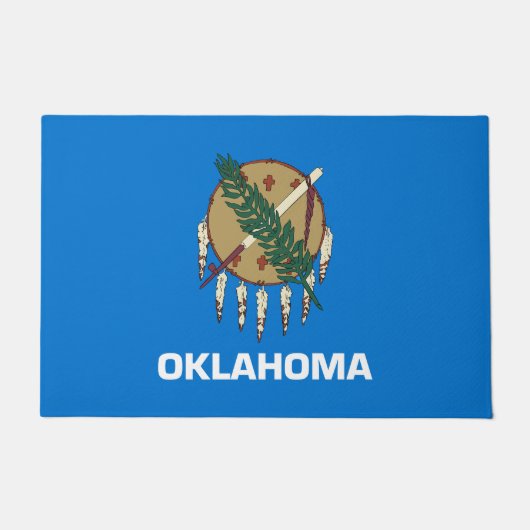 De vlag van Oklahoma Deurmat (Voorkant)
