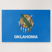 De vlag van Oklahoma Legpuzzel (Horizontaal)