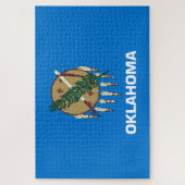 De vlag van Oklahoma Legpuzzel (Verticaal)