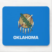 De vlag van Oklahoma Muismat (Voorkant)