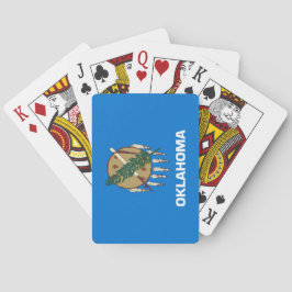 De vlag van Oklahoma Pokerkaarten