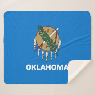 De vlag van Oklahoma Sherpa Deken