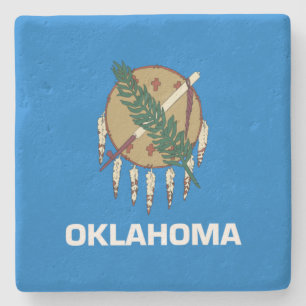 De vlag van Oklahoma Stenen Onderzetter