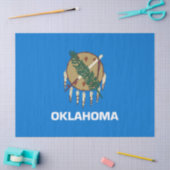 De vlag van Oklahoma Tissuepapier (Craft)