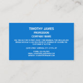 De vlag van Oklahoma Visitekaartje (Achterkant)