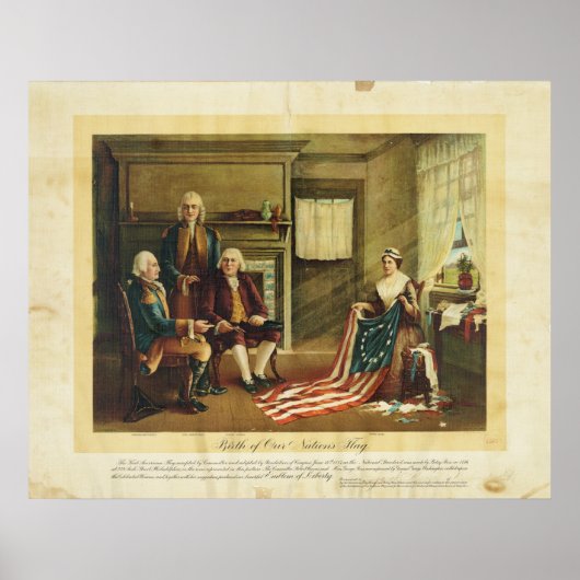 De vlag van onze natie van Thomas & Wylie Poster (Voorkant)