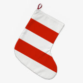 De vlag van Oostenrijk Grote Kerstsok (Voorkant (Hangend))