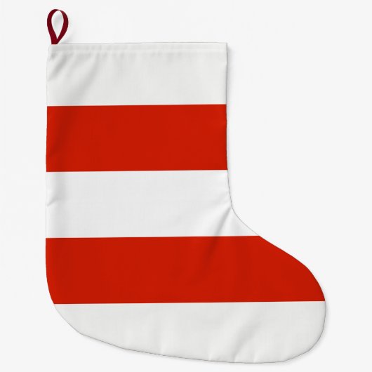 De vlag van Oostenrijk Grote Kerstsok (Voorkant)