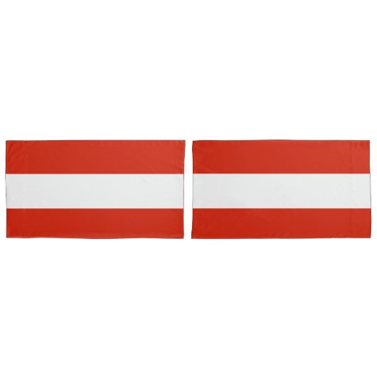De vlag van Oostenrijk Kussensloop (Voorkant-Set)