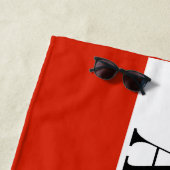 De vlag van Oostenrijk Strandlaken (In situ)