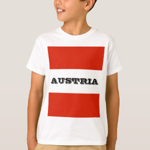 De vlag van Oostenrijk T-shirt