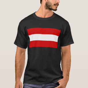De vlag van Oostenrijk T-shirt
