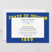 De vlag van Oregon, de vlag van Oregon Kaart (Voorkant)