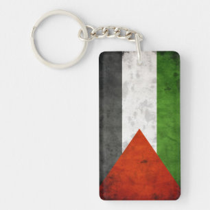 De vlag van Palestina Sleutelhanger