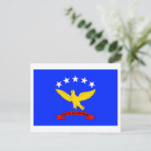 De Vlag van Peleliu Briefkaart (Staand voorkant)