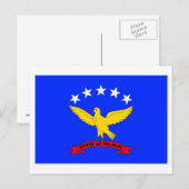 De Vlag van Peleliu Briefkaart (Voorkant / Achterkant)