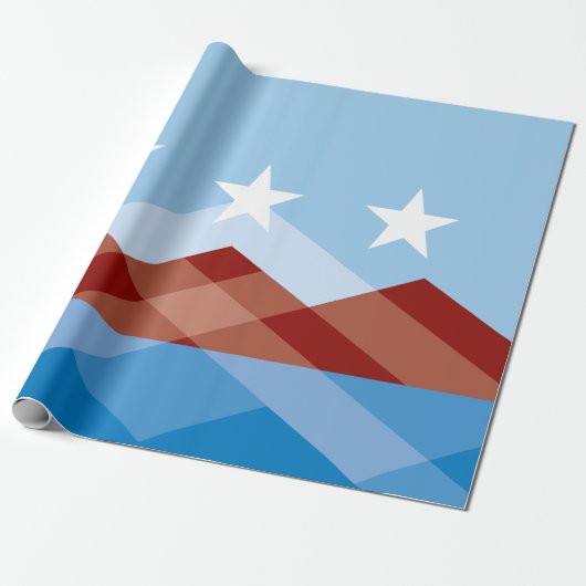 De vlag van Peoria (Arizona) Cadeaupapier (Uitgerold)