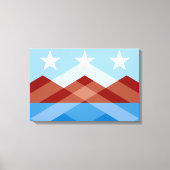 De vlag van Peoria (Arizona) Canvas Afdruk (Voorkant)