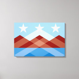De vlag van Peoria (Arizona) Canvas Afdruk
