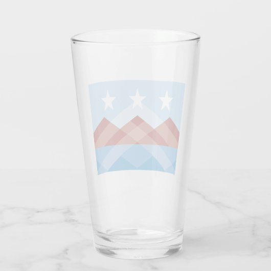 De vlag van Peoria (Arizona) Glas (Achterkant)