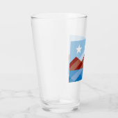 De vlag van Peoria (Arizona) Glas (Rechts)