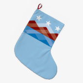 De vlag van Peoria (Arizona) Grote Kerstsok (Voorkant (Hangend))