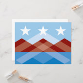 De vlag van Peoria (Arizona) Kaart (Voorkant / Achterkant in situ)