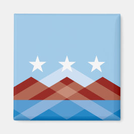 De vlag van Peoria (Arizona) Magneet