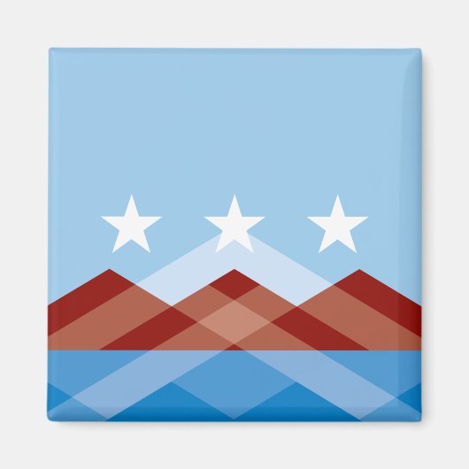 De vlag van Peoria (Arizona) Magneet (Voorkant)