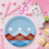 De vlag van Peoria (Arizona) Papieren Bordje (Feest)