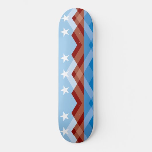De vlag van Peoria (Arizona) Persoonlijk Skateboard (Voorkant)