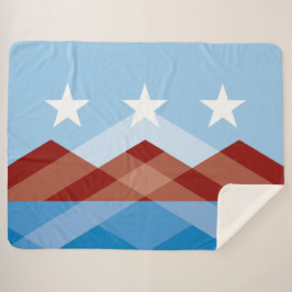 De vlag van Peoria (Arizona) Sherpa Deken