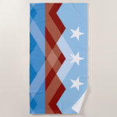 De vlag van Peoria (Arizona) Strandlaken (Voorkant)