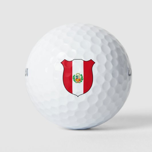 De vlag van Peru: Grand Patriotic Golfballen (Voorkant)