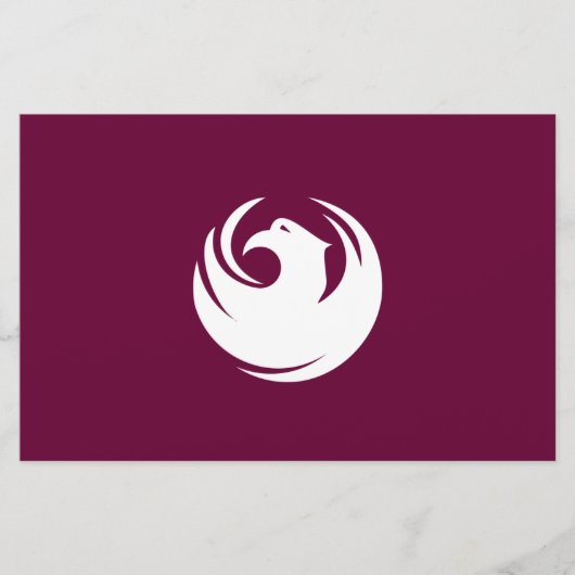 De vlag van Phoenix (Arizona) Briefpapier (Voorkant)
