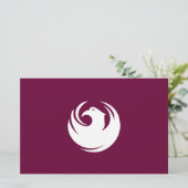 De vlag van Phoenix (Arizona) Briefpapier (Staand voorkant)