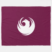 De vlag van Phoenix (Arizona) Fleece Deken (Voorkant (Horizontaal))