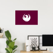 De vlag van Phoenix (Arizona) Poster (Thuiskantoor)