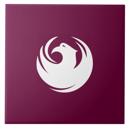 De vlag van Phoenix (Arizona) Tegeltje (Voorkant)