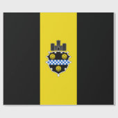 De vlag van Pittsburgh (Pennsylvania) Cadeaupapier (Vlak)