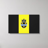 De vlag van Pittsburgh (Pennsylvania) Canvas Afdruk (Voorkant)