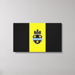 De vlag van Pittsburgh (Pennsylvania) Canvas Afdruk