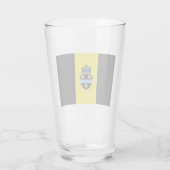 De vlag van Pittsburgh (Pennsylvania) Glas (Achterkant)