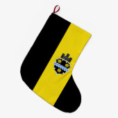 De vlag van Pittsburgh (Pennsylvania) Grote Kerstsok (Voorkant (Hangend))