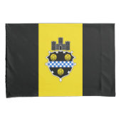 De vlag van Pittsburgh (Pennsylvania) Kussensloop (Voorkant-Rechts)