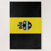 De vlag van Pittsburgh (Pennsylvania) Legpuzzel (Verticaal)