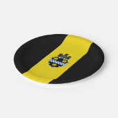 De vlag van Pittsburgh (Pennsylvania) Papieren Bordje (Gekanteld)