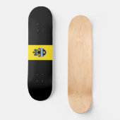 De vlag van Pittsburgh (Pennsylvania) Persoonlijk Skateboard (Voorkant)