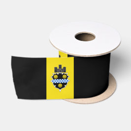 De vlag van Pittsburgh (Pennsylvania) Satijnen Lint