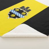 De vlag van Pittsburgh (Pennsylvania) Sherpa Deken (3/4)